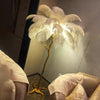 Ostrich Feather Floor Lamp