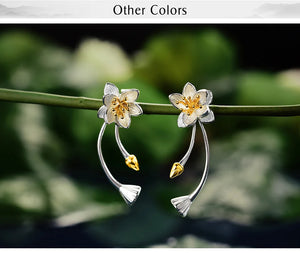 Lotus Fun (925 Sterling) Earrings