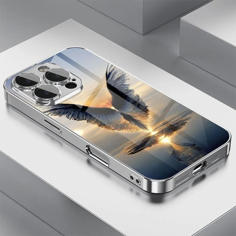 Crystal Eagle (Electroplated) iPhone Cases (11-17)