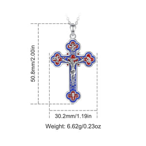 Christian Jesus Cross (925 Sterling Silver)