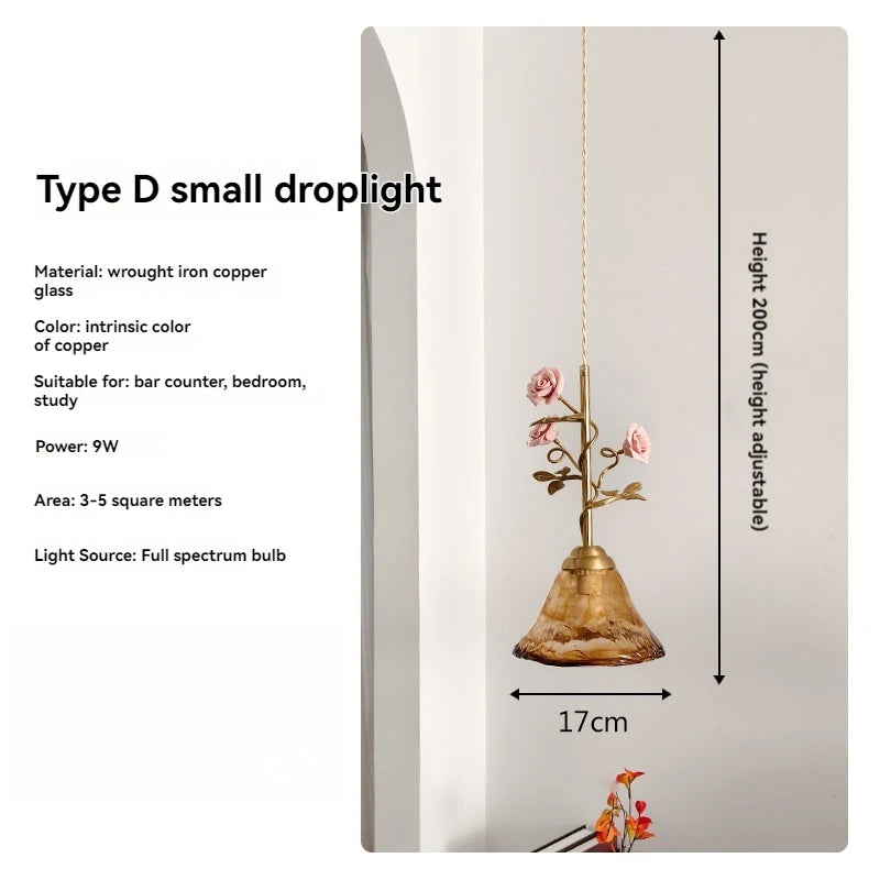 French Country-Rose Chandeliers