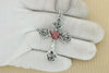 Crystal Rose S925 sterling Pendant