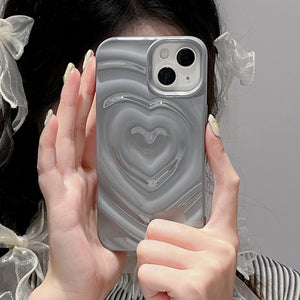 Silver Ripple - iPhone Cases