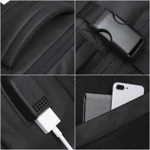 Men's Travel Backpack (USB/Expandable)