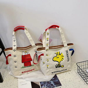 Snoopy/Woodstock Tote Bags