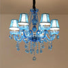 Mediterranean Blue-Crystal Chandelier