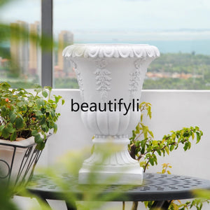 European Decor Flower Pot