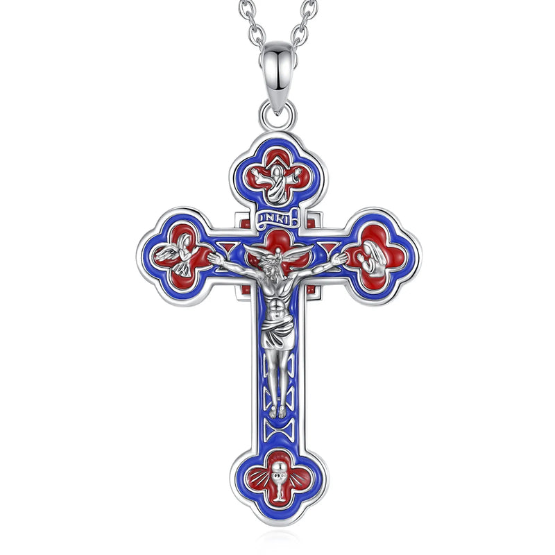 Christian Jesus Cross (925 Sterling Silver)