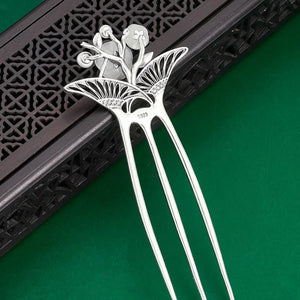 Hair Fork Comb (S925 Sterling Silver)