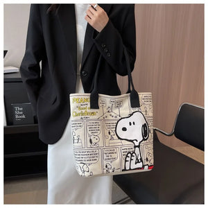 Snoopy Canvas Tote Bag