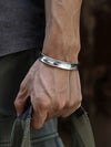 Men's (Certified 999 Silver) Concave Bracelet