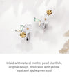 Sun Flower S925 Silver (Clip Earrings)