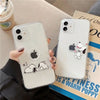 SNOOPY iPhone Cases (transparent)