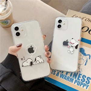 SNOOPY iPhone Cases (transparent)