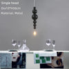 Modern (Black/Gold/White) Chandelier