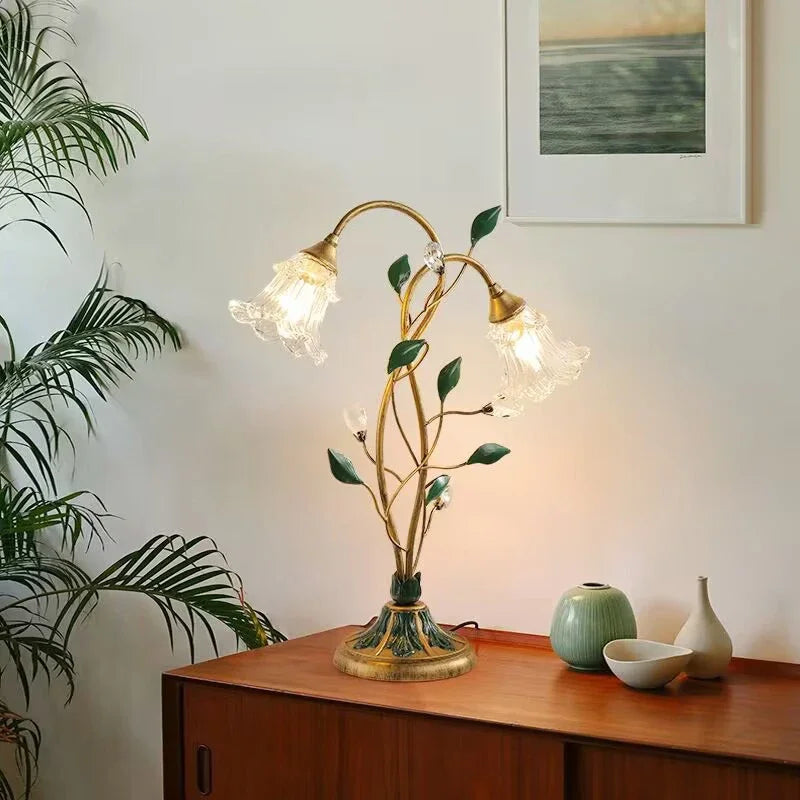 French Leaf Decor Lamp