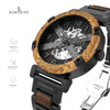 Designer (Skeleton/Steel) Men's Watch