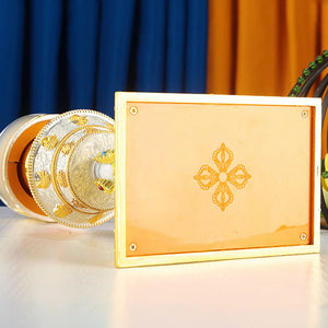 Buddhist Prayer Wheel Lamp