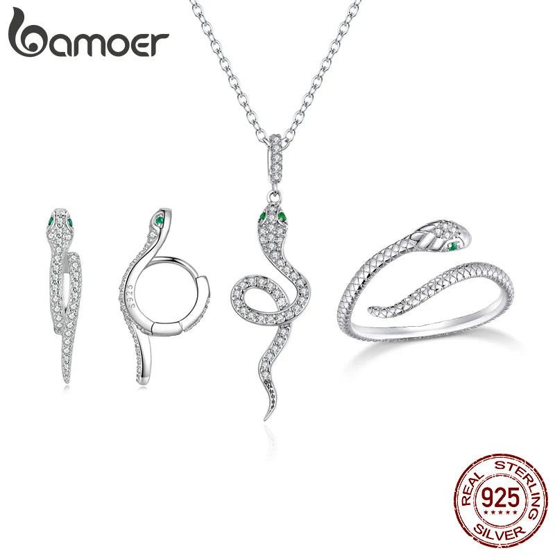 Snake Design (925 Sterling) Jewelry Set