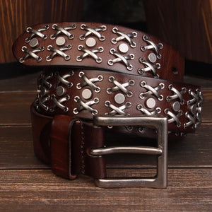 Men's Rivet - Leather Belts