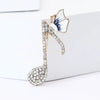Musician Butterfly Brooch