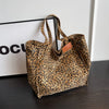 Leopard Print (Canvas) Beach Bags