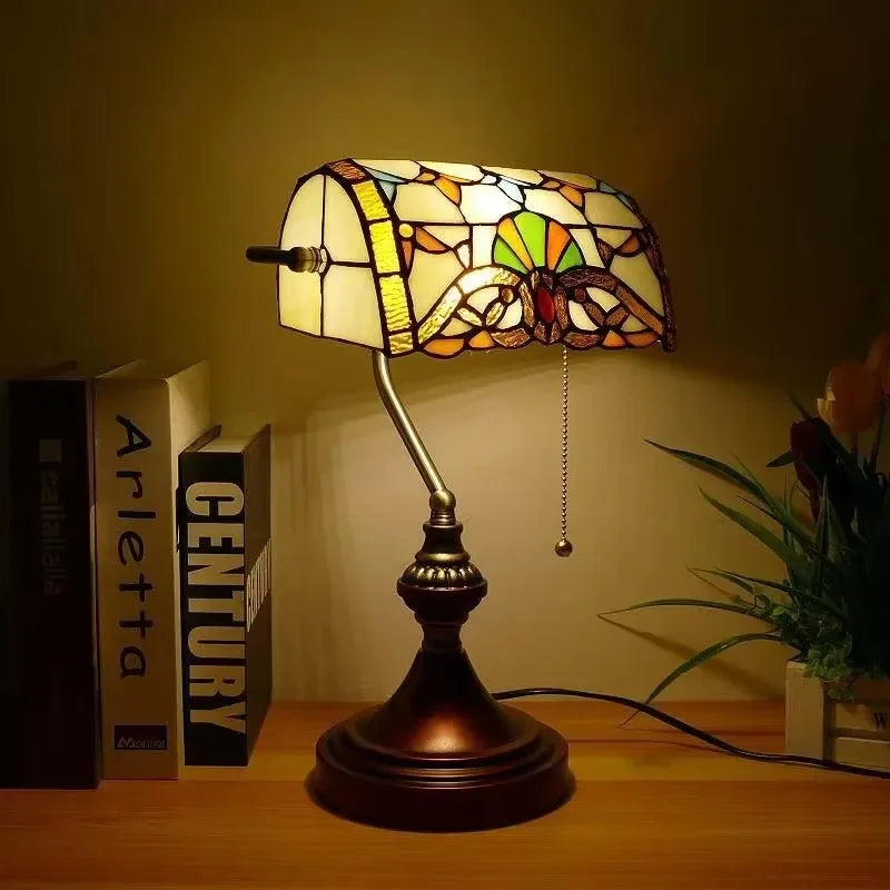 Tiffany (Banker Style) Desk Lamp