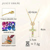 Grape Vine Cross Necklace