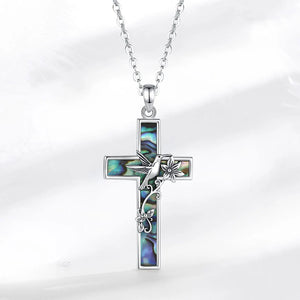 DOVE Sterling Cross Necklace