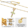 Grape Vine Cross Necklace