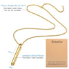 BREATHING Anxiety/Mindfulness Positive Relief Necklace