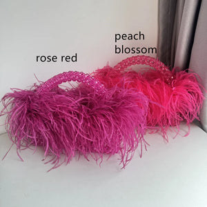Pearl Ostrich - Bead Bags