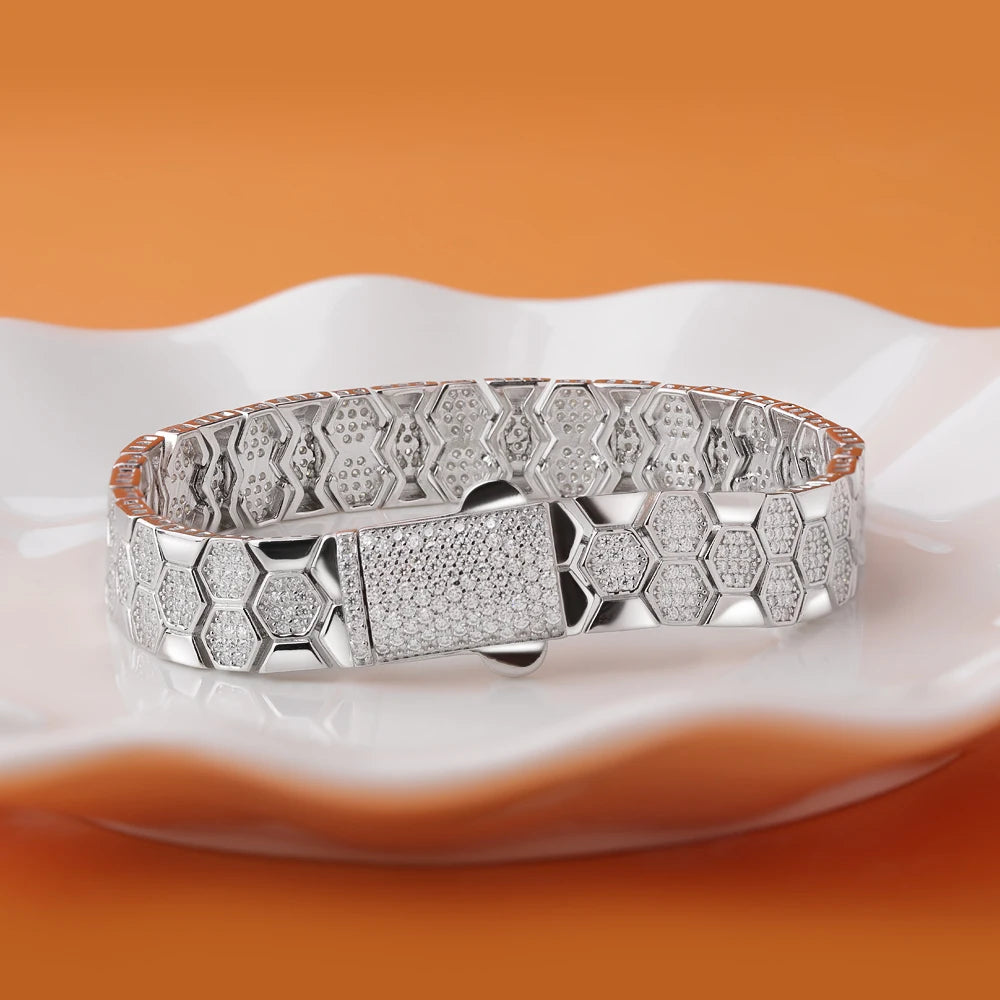 Honeycomb (Moissanite GRA Certification) Bracelet