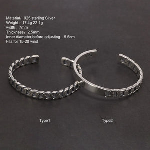 Handmade S925 Sterling Men's Bracelets