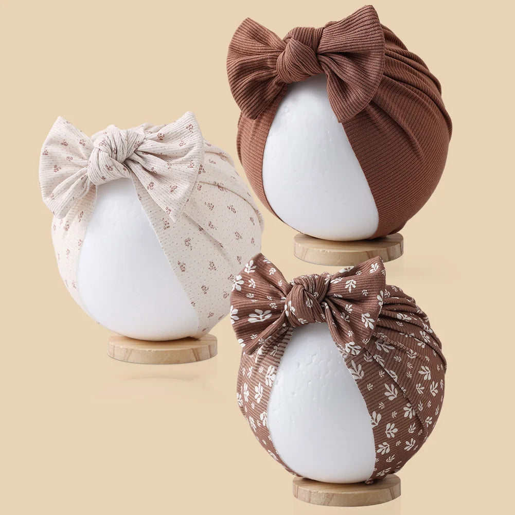 Baby Bow Turban Beanies