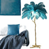 Ostrich Feather Floor Lamps (Certified)