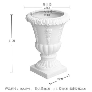 European Decor Flower Pot