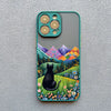 Black Cat/Landscape iPhone Cases