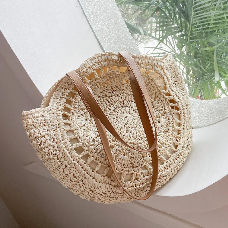 Summer Round Casual Straw Bags