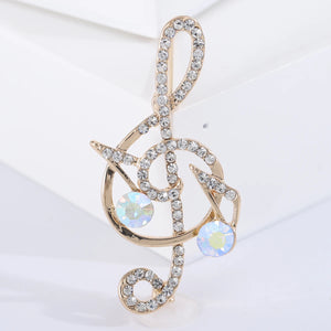 Musician Butterfly Brooch