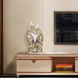 Peacock Home Decor Statue