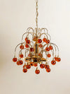 Italian Droplet (Purple/Red) Chandelier