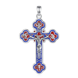 Christian Jesus Cross (925 Sterling Silver)