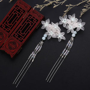 Butterfly Flower Hairclips (1pair)
