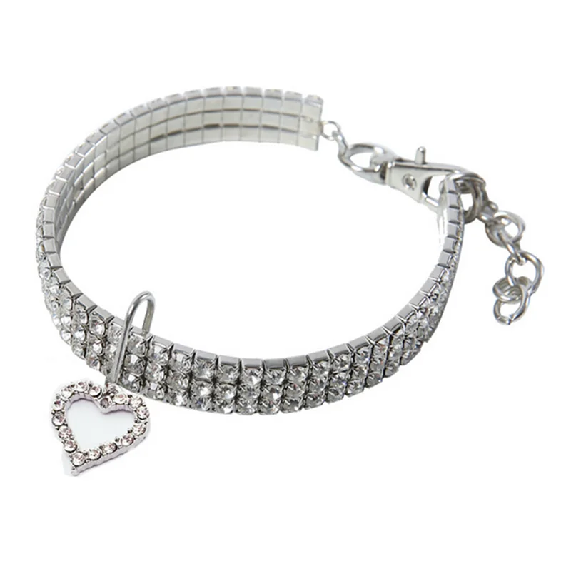 Pet Crystal Bling Collars