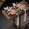 Butterfly Flower Hairclips (1pair)
