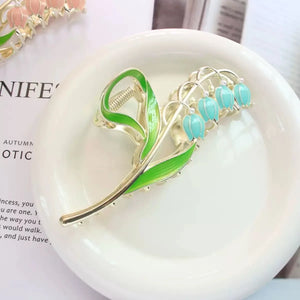 Lily Of The Valley Hair Clips