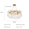 Classic Blue/Gold Lustre Chandelier