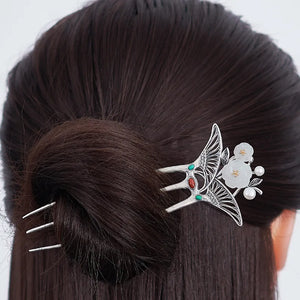Hair Fork Comb (S925 Sterling Silver)
