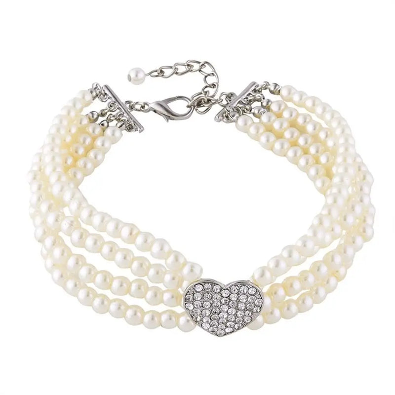 Elegant Pearl Pet Choker